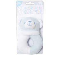 RT21-B: Blue Bear Rattle Toy